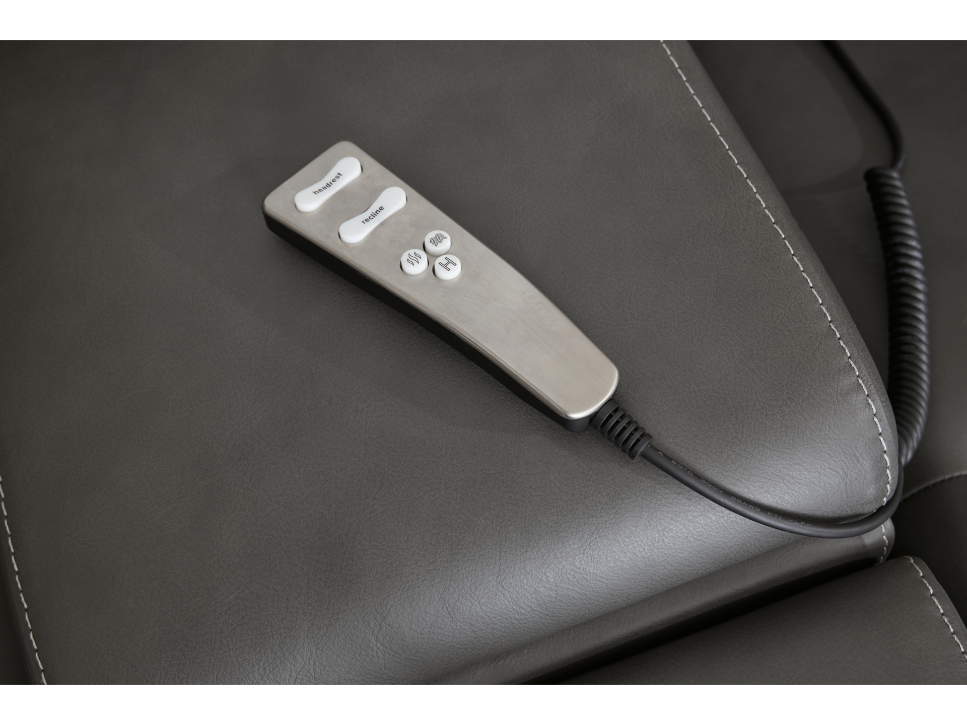 Image 6 of 5Z-Harrenhurst 3-Piece Leather Dual Power Reclining Modular Sofa and loveseat 