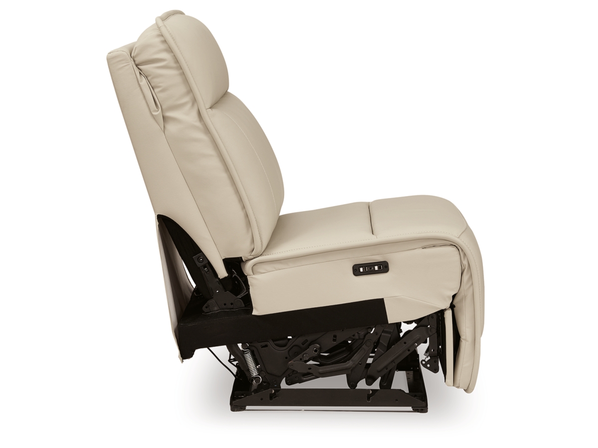 Double Deal 6-Piece Dual Power Leather Reclining Modular Sectional