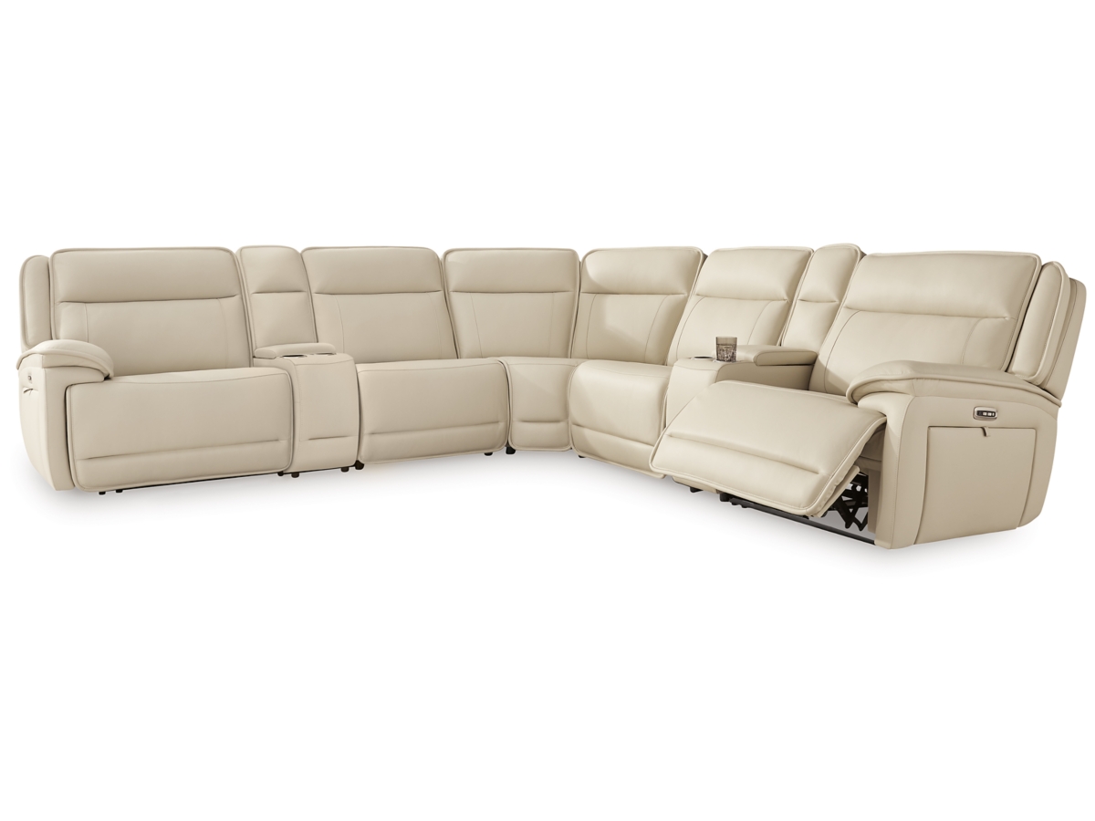 DOUBLE = DOUBLE FURNITURE 直径42cm Lexicon Fabian Breathable Faux Leather Double Reclining Sofa