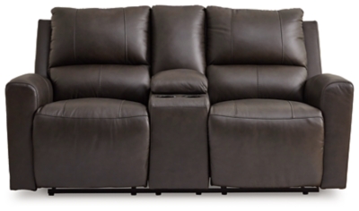 Boxmere Power Reclining Loveseat with Console, , large