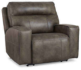 Game Plan Oversized Power Recliner, Concrete, large