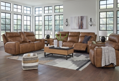 Game Plan Power Sofa, Loveseat and Recliner