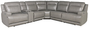 Goal Keeper 6-Piece Power Reclining Sectional, , large
