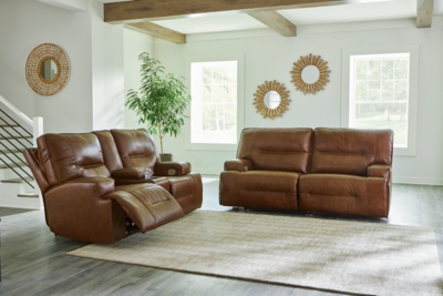 Francesca Sofa and Loveseat, Auburn