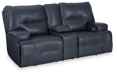Francesca Power Reclining Loveseat with Console