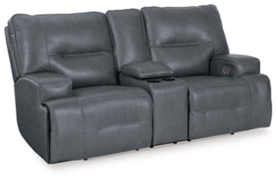 Francesca Power Reclining Loveseat with Console