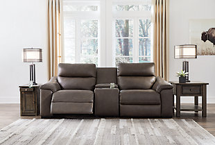 Salvatore 3-Piece Power Reclining Sectional Loveseat with Console, , rollover