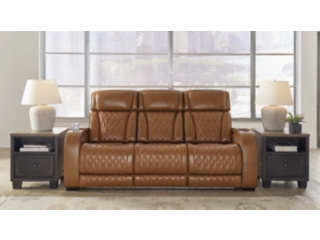 Boyington Dual Power Leather Reclining Sofa