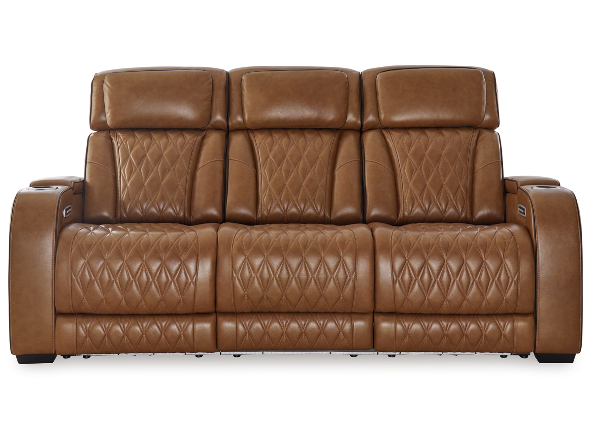 Boyington Triple Power Leather Reclining Sofa