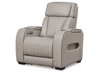 Boyington Dual Power Leather Recliner