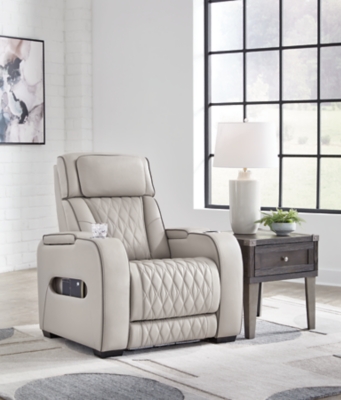 Boyington Power Recliner, Gray, rollover