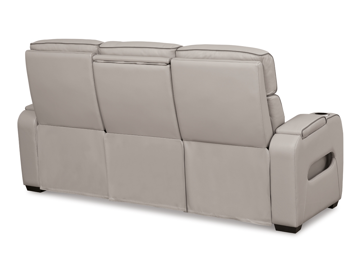 Boyington Dual Power Leather Reclining Sofa | Ashley