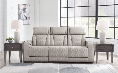 Boyington Power Reclining Sofa, Gray, rollover