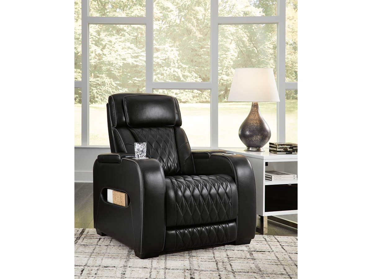 dele ディーリーPREMIUM undeleted EDITION… Ashley Leesworth Ocean Leather Power Recliner U4380987