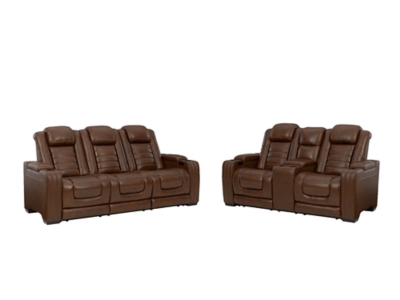 APG-U28004SL Backtrack Dual Power Leather Reclining Sofa and Lo sku APG-U28004SL