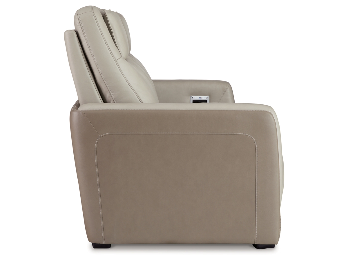 Battleville Dual Power Leather Reclining Sofa Ashley