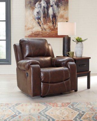 Rackingburg Recliner, Mahogany, rollover