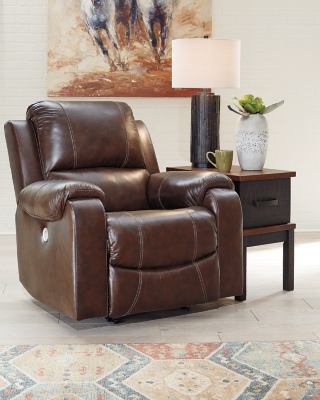 Rackingburg Power Recliner, Mahogany, rollover