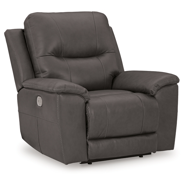 Dearview Dual Power Leather Recliner