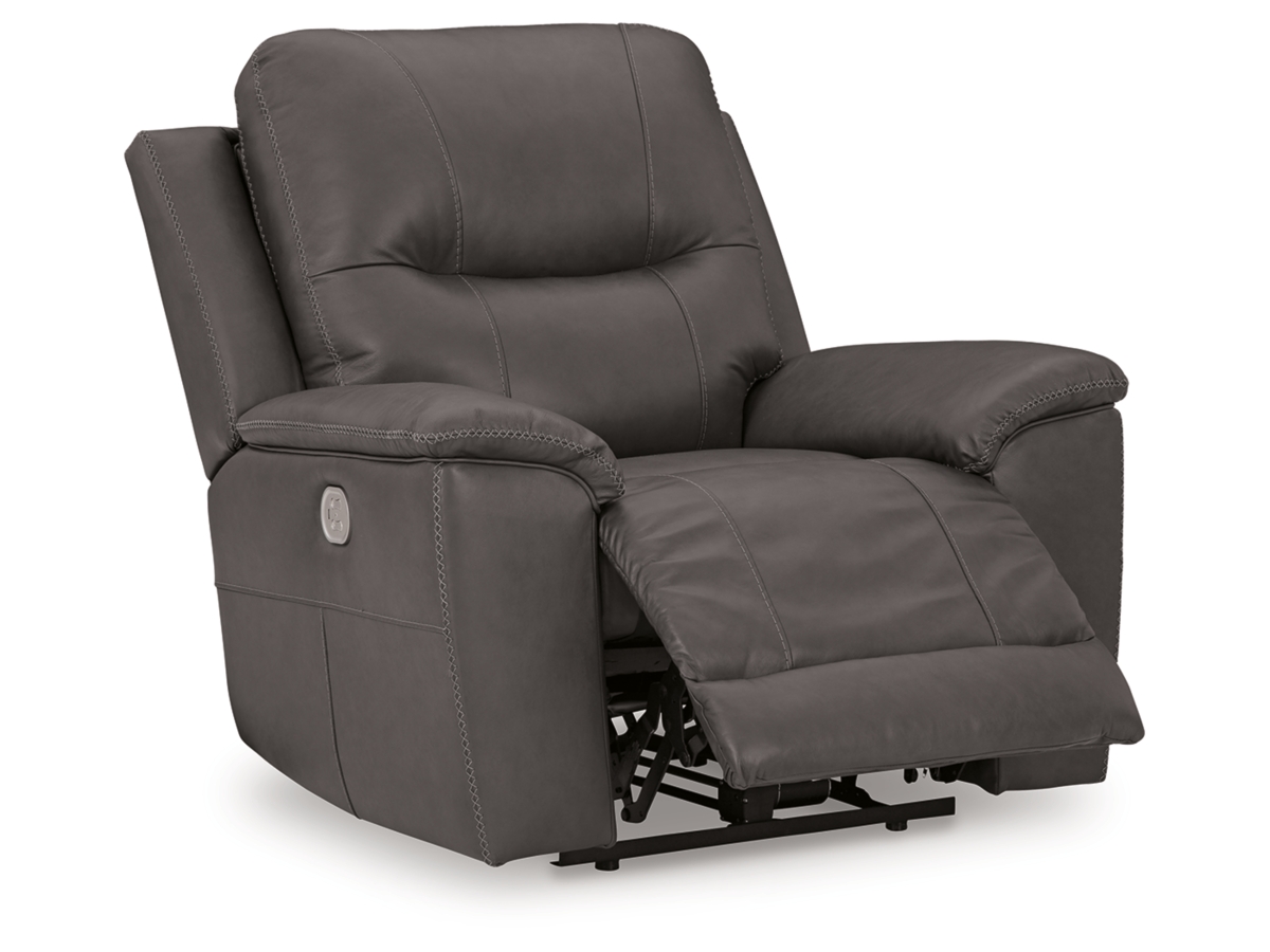 Dearview Dual Power Leather Recliner | Ashley