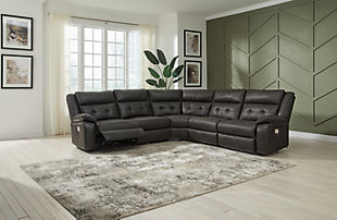 Mackie Pike 5-Piece Power Reclining Sectional, , rollover