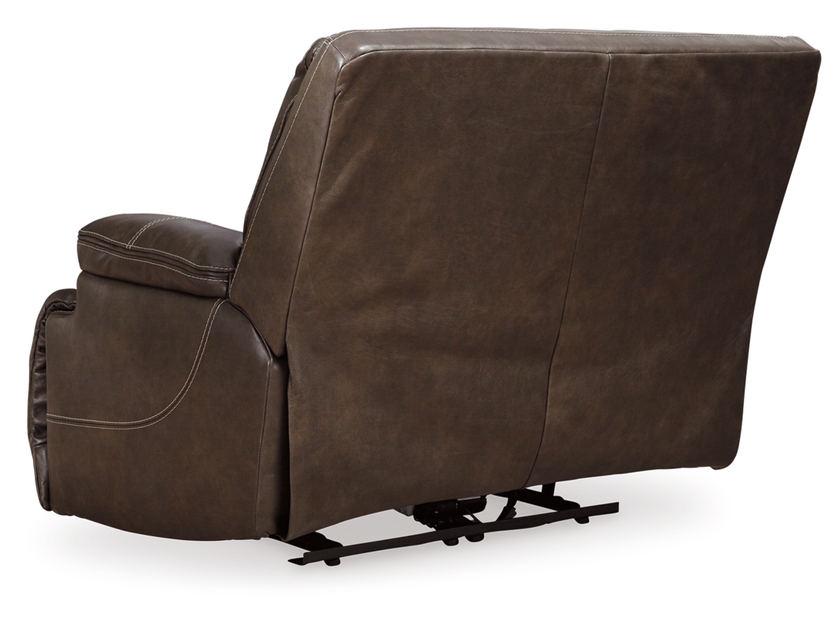 Ricmen Oversized Dual Power Leather Recliner Ashley
