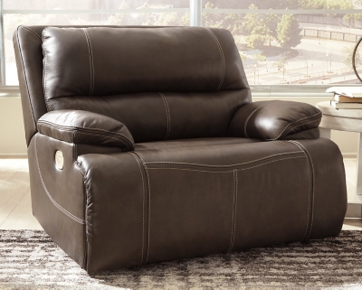 Big leather recliner discount chair