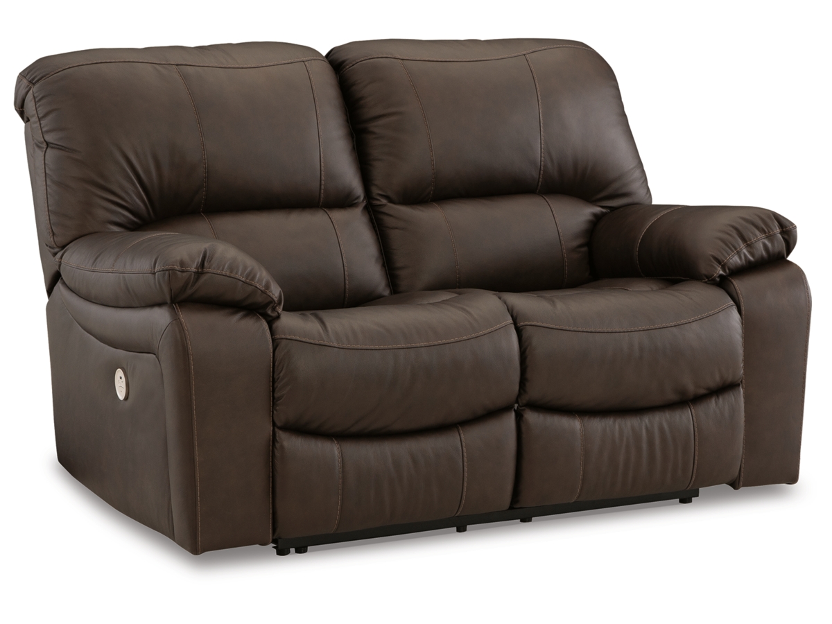 リーlove Leesworth Dual Power Leather Reclining Loveseat | Ashley
