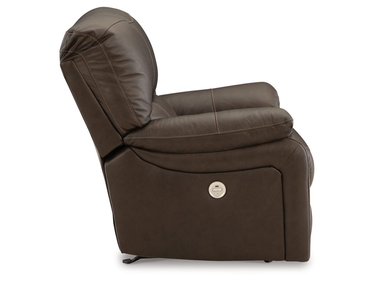 Leesworth Power Leather Recliner | Ashley