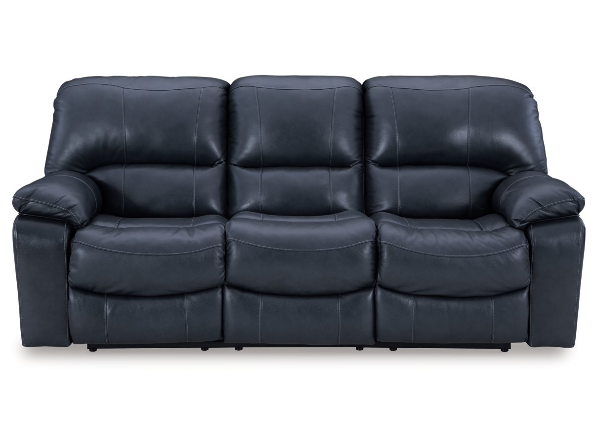 Leesworth Dual Power Leather Reclining Sofa | Ashley