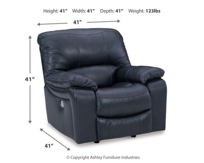 Leesworth Power Recliner Dimensions