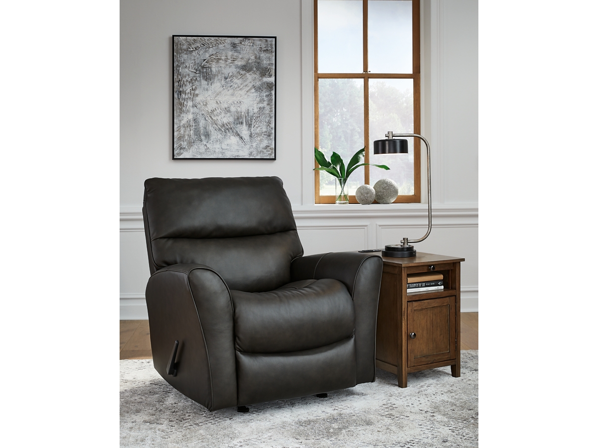 McAleer Manual Leather Recliner | Ashley