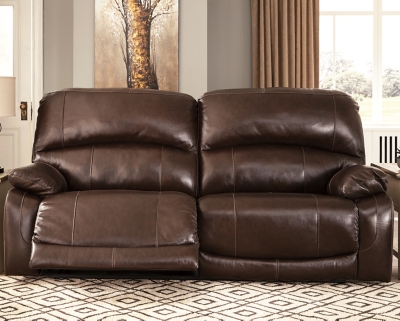 Hallstrung Power Reclining Sofa, Chocolate, rollover