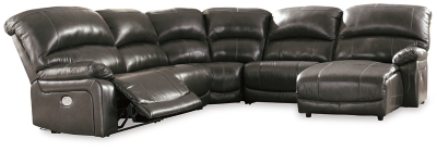 Hallstrung 5-Piece Power Reclining Sectional with Chaise