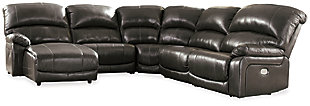 Hallstrung 5-Piece Power Reclining Sectional with Chaise, , large