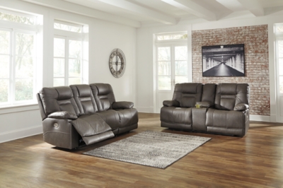 Wurstrow Sofa and Loveseat, Smoke, rollover