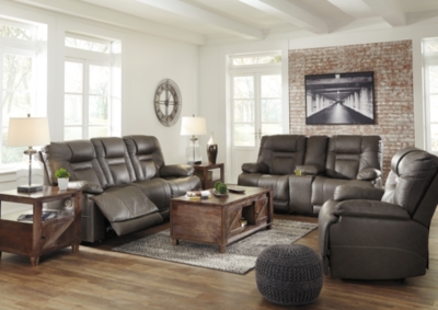 Wurstrow Power Reclining Sofa & Loveseat