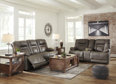 APG-U54602SL Wurstrow Triple Power Reclining Sofa and Loveseat  sku APG-U54602SL