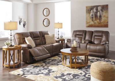 Wurstrow Power Reclining Sofa & Loveseat