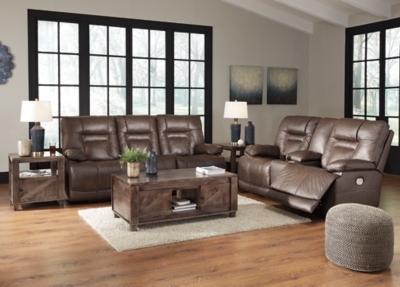 Wurstrow Sofa and Loveseat, Umber, large