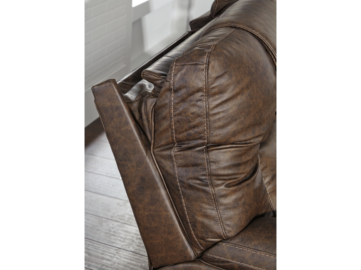 Wurstrow Triple Power Leather Reclining Sofa Ashley