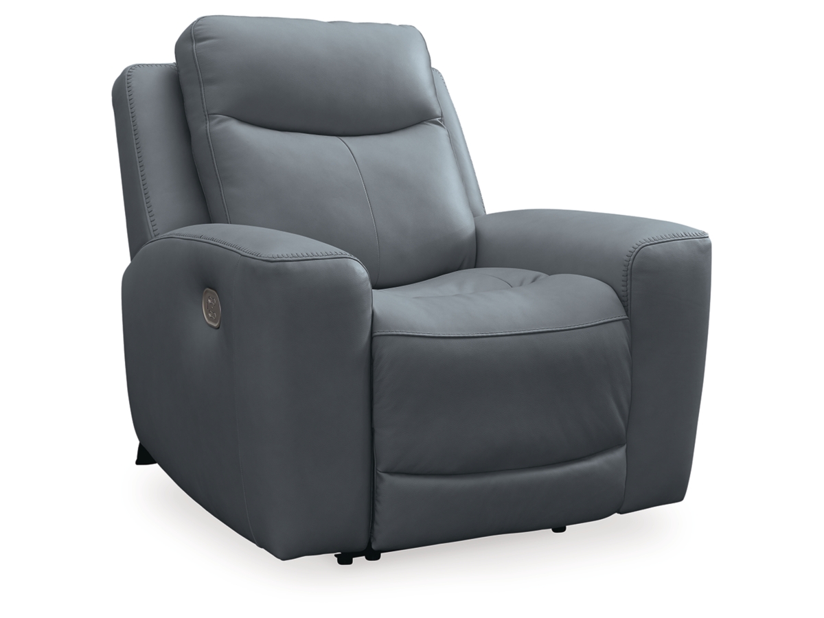 Mindanao Dual Power Leather Recliner | Ashley