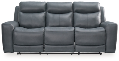 Mindanao Power Reclining Sofa, Steel, large