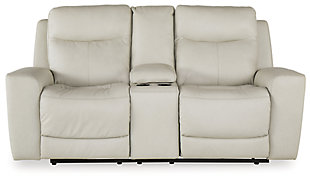 Mindanao Power Reclining Loveseat with Console, Coconut, large