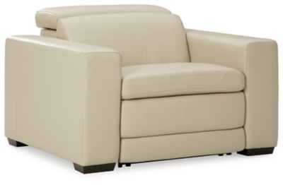 Texline Power Recliner, Sand, large