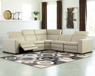 Texline 6-Piece Power Reclining Sectional, Sand, rollover