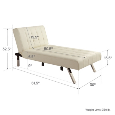 Dhp emily chaise discount lounger