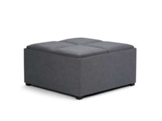 Simpli Home Avalon Large Coffee Table Ottoman