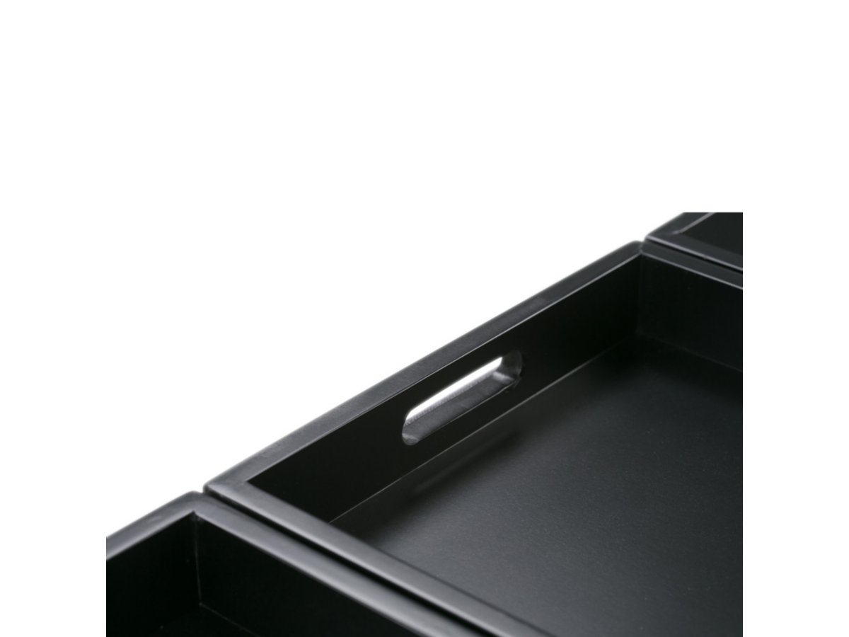 Ottoman Storage Ottoman with Trays, Slate Gray, large