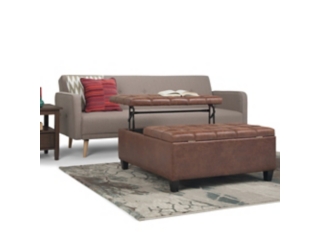 Harrison Square Coffee Table Ottoman with Storage